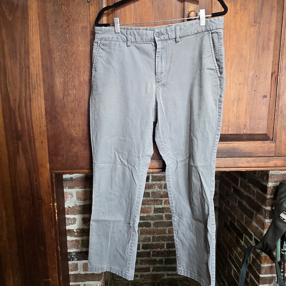 Light Grey Old Navy Ultimate Straight Pants - 34 x 30